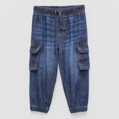 Okie Dokie Baby Boys Cinched Regular Fit Jogger Pant