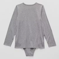 Thereabouts Little & Big Kid Boys Crew Neck Long Sleeve Bodysuit