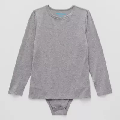 Thereabouts Little & Big Kid Boys Crew Neck Long Sleeve Bodysuit