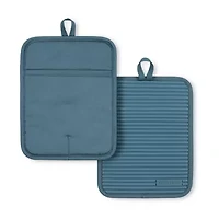 KitchenAid Ribbed Soft Silicone 2-pc. Pot Holder Set