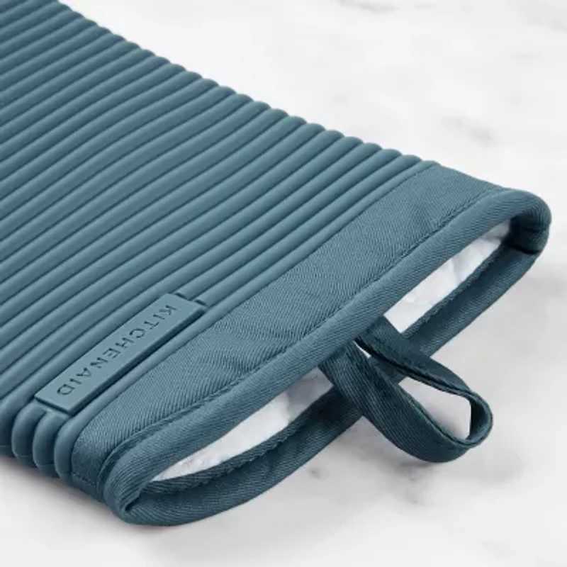 KitchenAid Ribbed Soft Silicon 2-pc. Oven Mitt Set