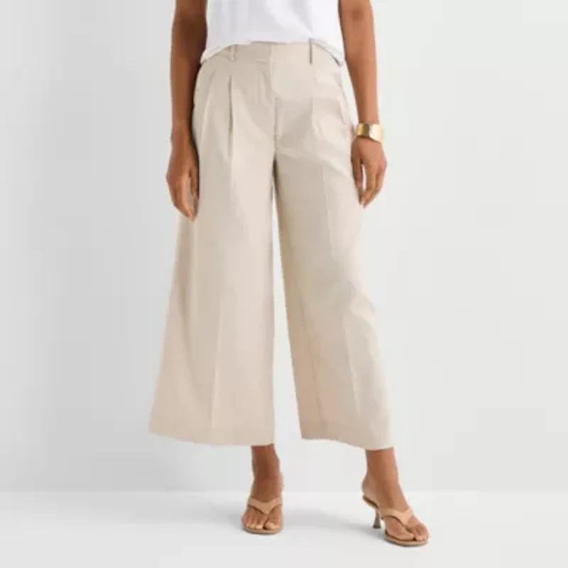 Worthington Womens Cropped Everyday Pant