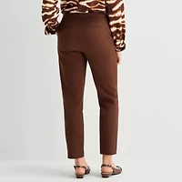 Worthington Womens Slim High Rise Trouser