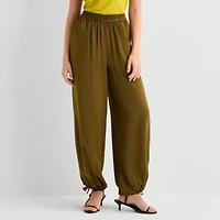 Worthington Womens High Rise Pull-On Pant