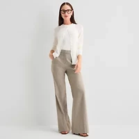 Worthington Womens Cowl Neck Long Sleeve Button Cardigan