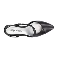 Easy Street Emerald Womens Round Closed Toe Stiletto Heel Pumps