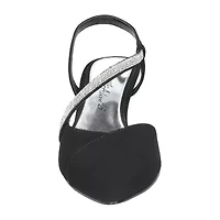 Easy Street Emerald Womens Round Closed Toe Stiletto Heel Pumps