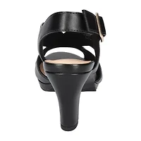 Easy Street Womens Christy Heeled Sandals