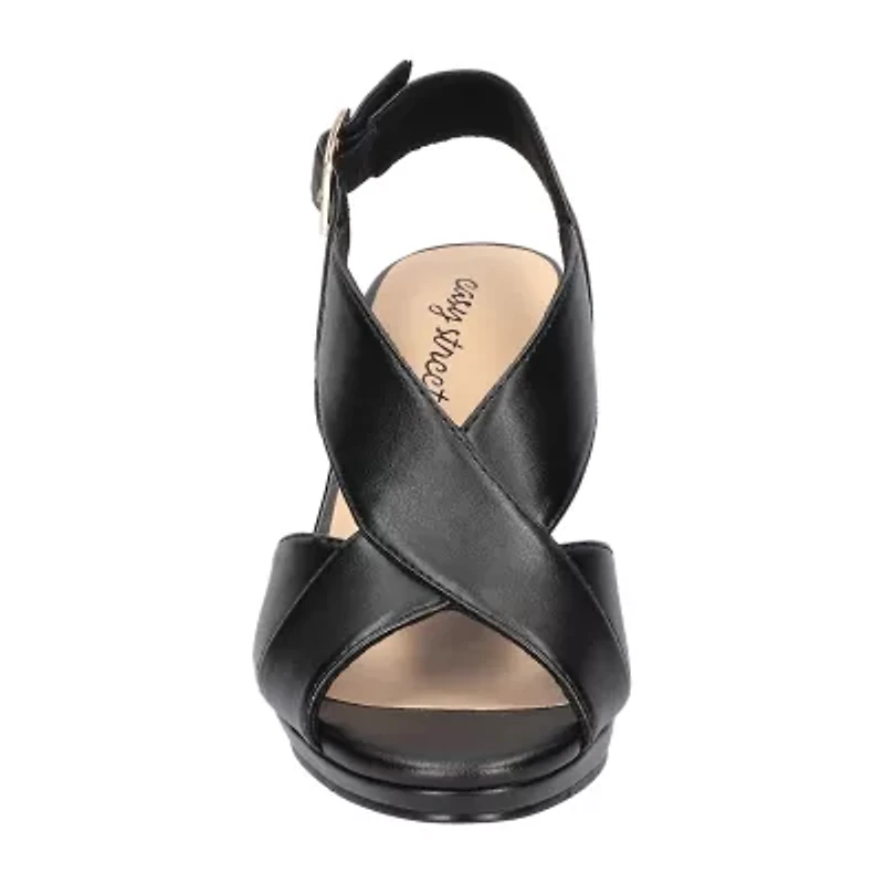 Easy Street Womens Christy Heeled Sandals