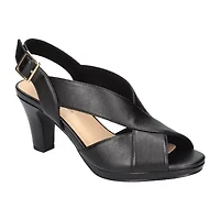 Easy Street Womens Christy Heeled Sandals