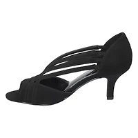 Easy Street Oceana Womens Round Open Toe Stiletto Heel Pumps