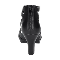 Easy Street Crissa Womens Round Open Toe Stiletto Heel Pumps