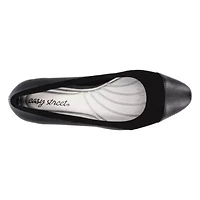 Easy Street Dottie Womens Round Closed Toe Block Heel Pumps