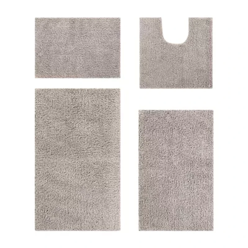 Better Trends Microplush 4-pc. Bath Rug Set