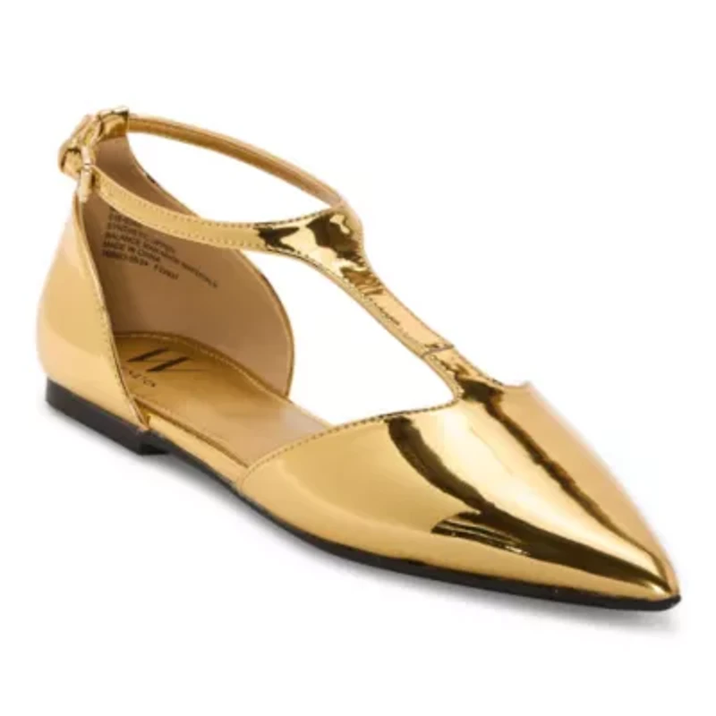 Worthington Kendie Womens Pointed Closed Toe Ballet Flats