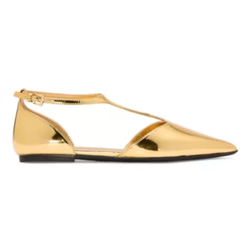 Worthington Kendie Womens Pointed Closed Toe Ballet Flats