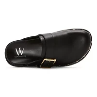 Worthington Lang Womens Round Closed Toe Clogs