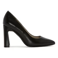 Worthington Zilo Womens Pointed Closed Toe Flared Heel Pumps