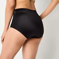 Underscore Rainbow Stretch Satin Lace Trim Control Briefs