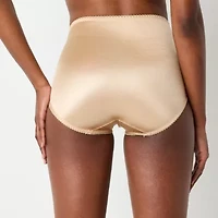 Underscore Rainbow Stretch Satin Lace Trim Control Briefs