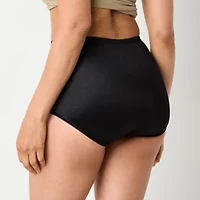 Underscore Rainbow Stretch Satin Tummy Panel Control Briefs