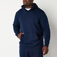Xersion Cotton Fleece Mens Long Sleeve Active Big and Tall Hoodie