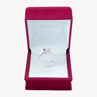 Sparkle Allure Polished Wavy Womens 5.5MM Pure Silver Over Brass Band