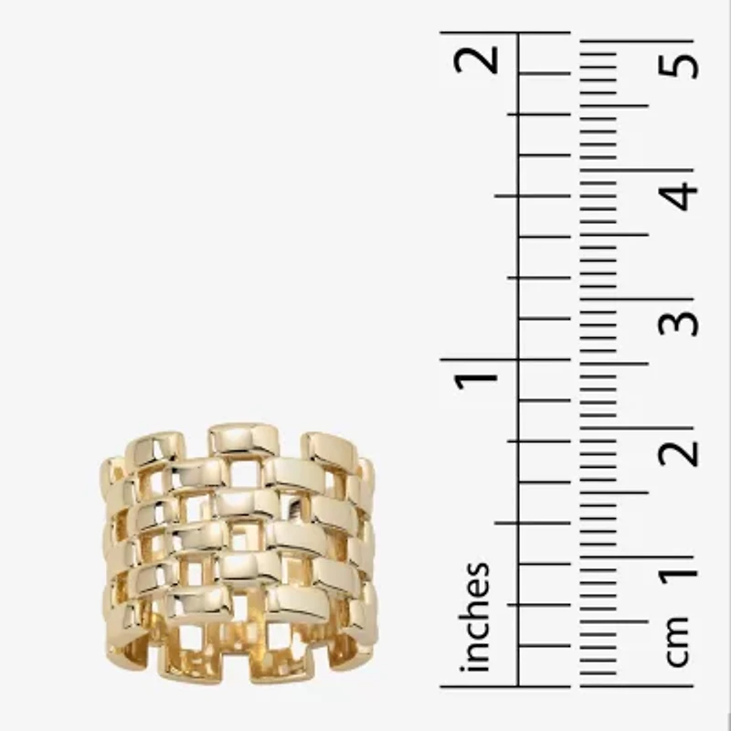 Sparkle Allure Watch Strap Womens 16MM 14K Gold Over Brass Band