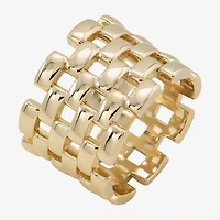 Sparkle Allure Watch Strap Womens 16MM 14K Gold Over Brass Band