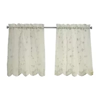 Habitat Grandeur 2-pc. Rod Pocket Window Tier