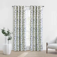 THERMALOGIC™ Flora Grommet Top Energy Saving Blackout Single Curtain Panel