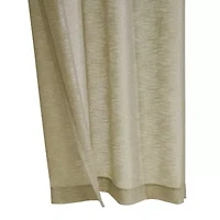 Boucle Grommet Top Sheer Single Curtain Panel