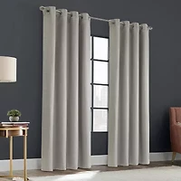 Zoey Grommet Top Energy Saving Blackout Single Curtain Panel