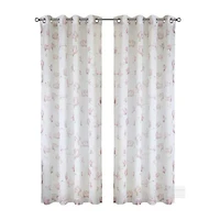 Magnolia Grommet Top Light-Filtering Single Curtain Panel