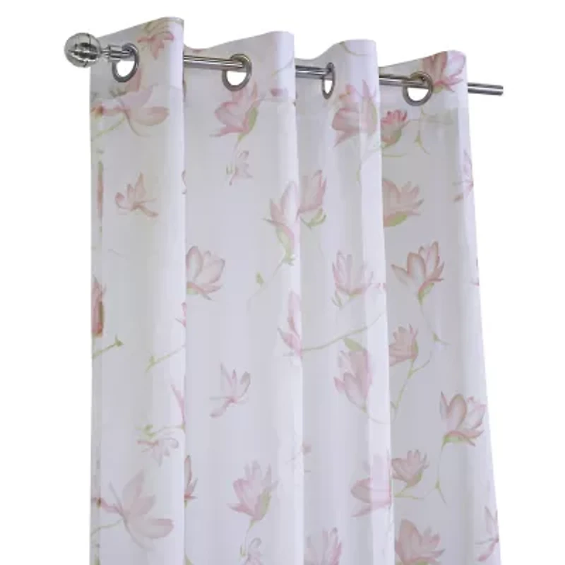 Habitat Magnolia Grommet Top Light-Filtering Single Curtain Panel