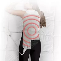 Sharper Image Calming Weighted Heating Pad with Copper + Charcoal