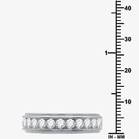 (H-I / I1) 1 CT. T.W. Lab Grown White Diamond 10K Gold Wedding Band