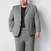 Shaquille O'Neal XLG Mens Big and Tall Stretch Fabric Classic Fit Suit Jacket