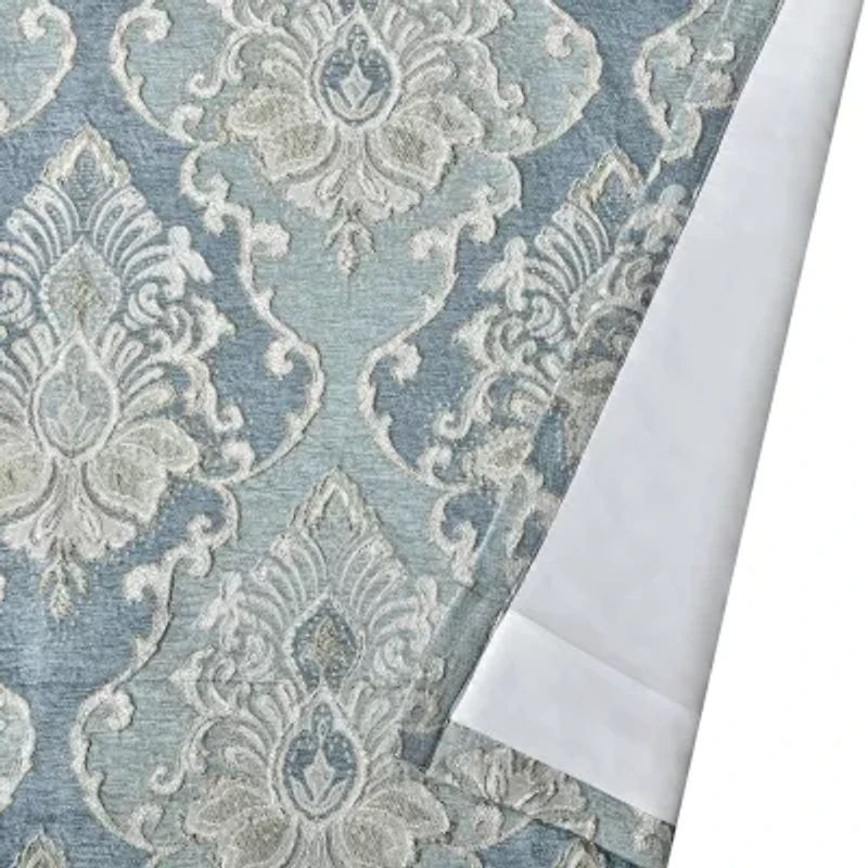 Queen Street Cesar Rod Pocket Blackout Set of 2 Curtain Panel