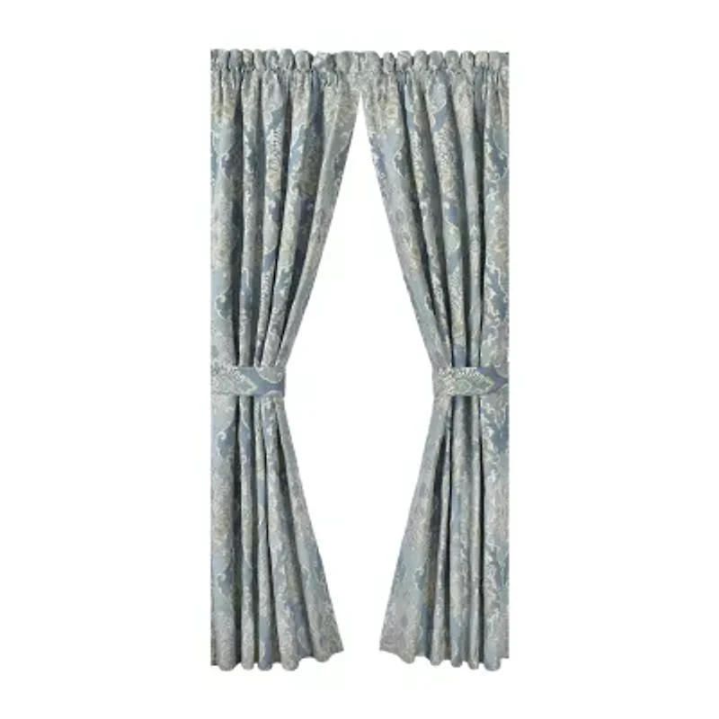 Queen Street Cesar Rod Pocket Blackout Set of 2 Curtain Panel