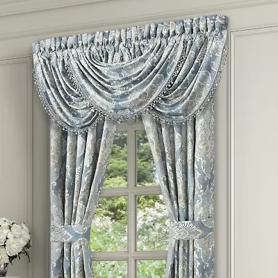 Queen Street Cesar Rod Pocket Waterfall Valance