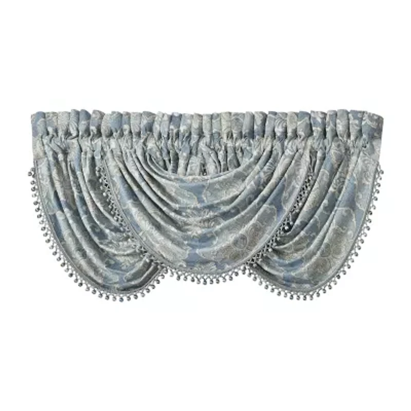 Queen Street Cesar Rod Pocket Waterfall Valance