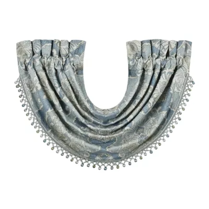 Queen Street Cesar Rod Pocket Waterfall Valance