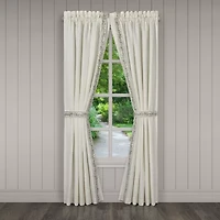 Queen Street Flaire Rod Pocket Blackout Set of 2 Curtain Panel