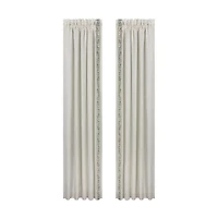 Queen Street Flaire Rod Pocket Blackout Set of 2 Curtain Panel