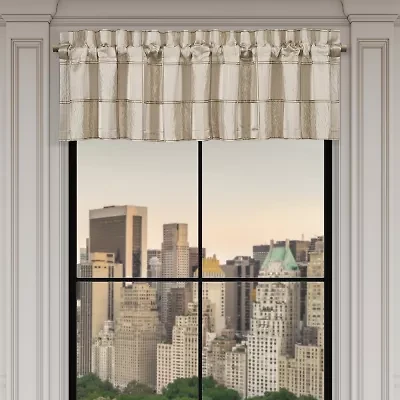 Queen Street Benton Flax Rod Pocket Tailored Valance