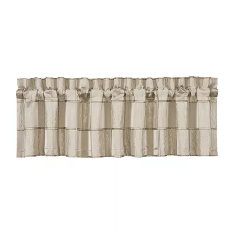 Queen Street Benton Flax Rod Pocket Tailored Valance