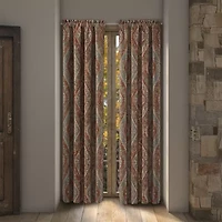 Queen Street Jefferson Rod Pocket Blackout Set of 2 Curtain Panel