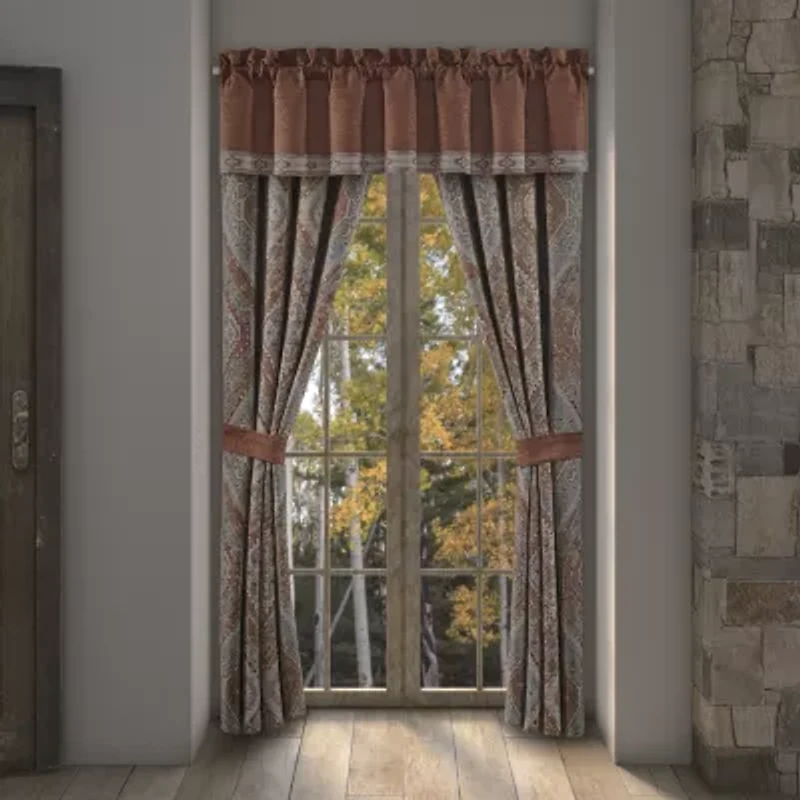 Queen Street Jefferson Rod Pocket Blackout Set of 2 Curtain Panel
