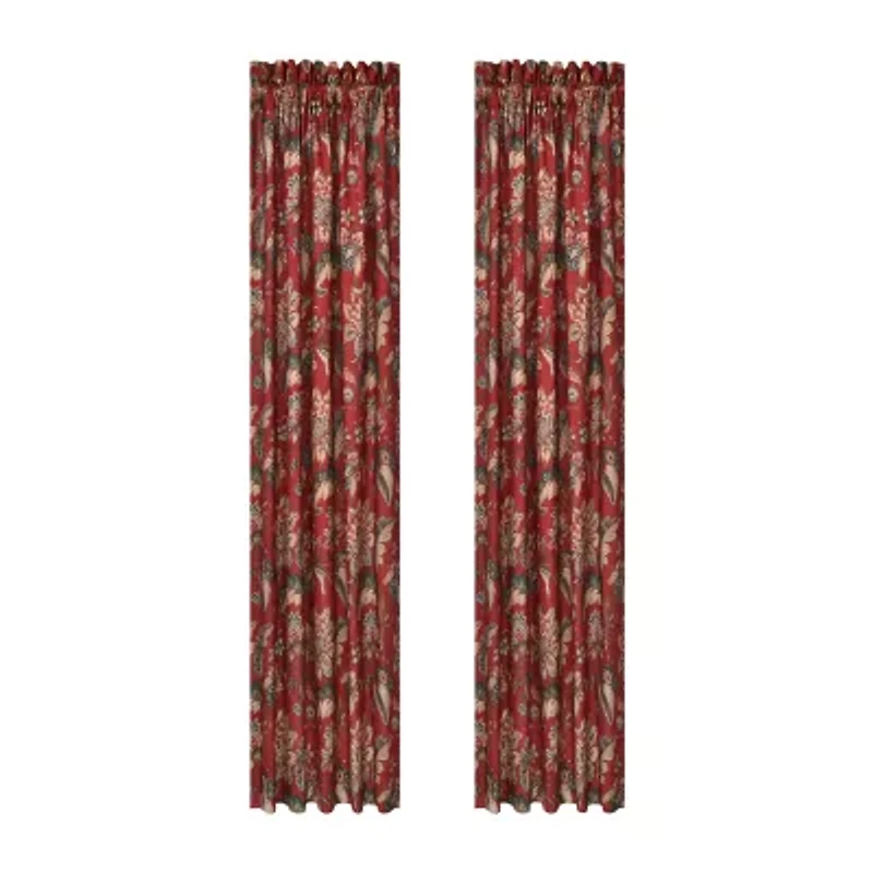 Queen Street Eveleth Rod Pocket Blackout Set of 2 Curtain Panel